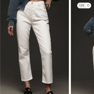 AGOLDE Riley Crop High-Rise Strait Jeans